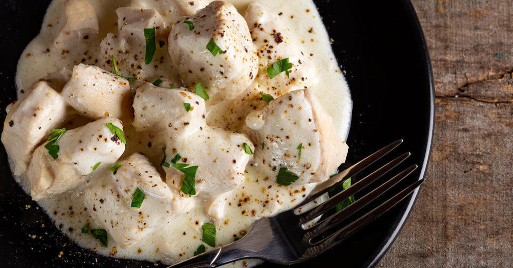 Inspire Creamy Mushroom Chicken - Bariatric Perfect Fast Food!