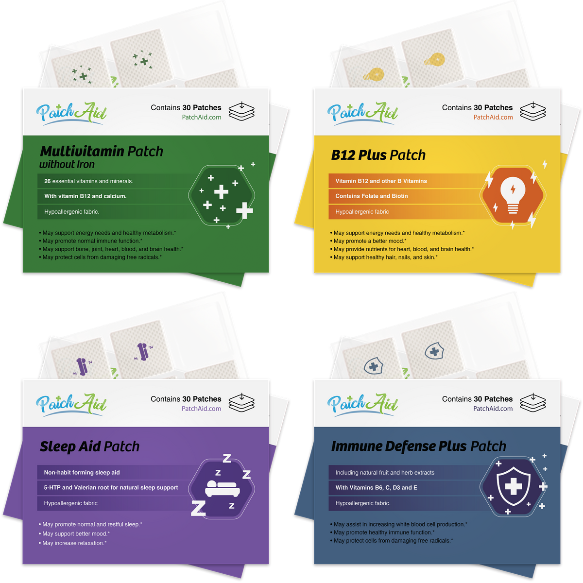 Superhero Vitamin Patch Pack by Patchaid – Bariatric Eating