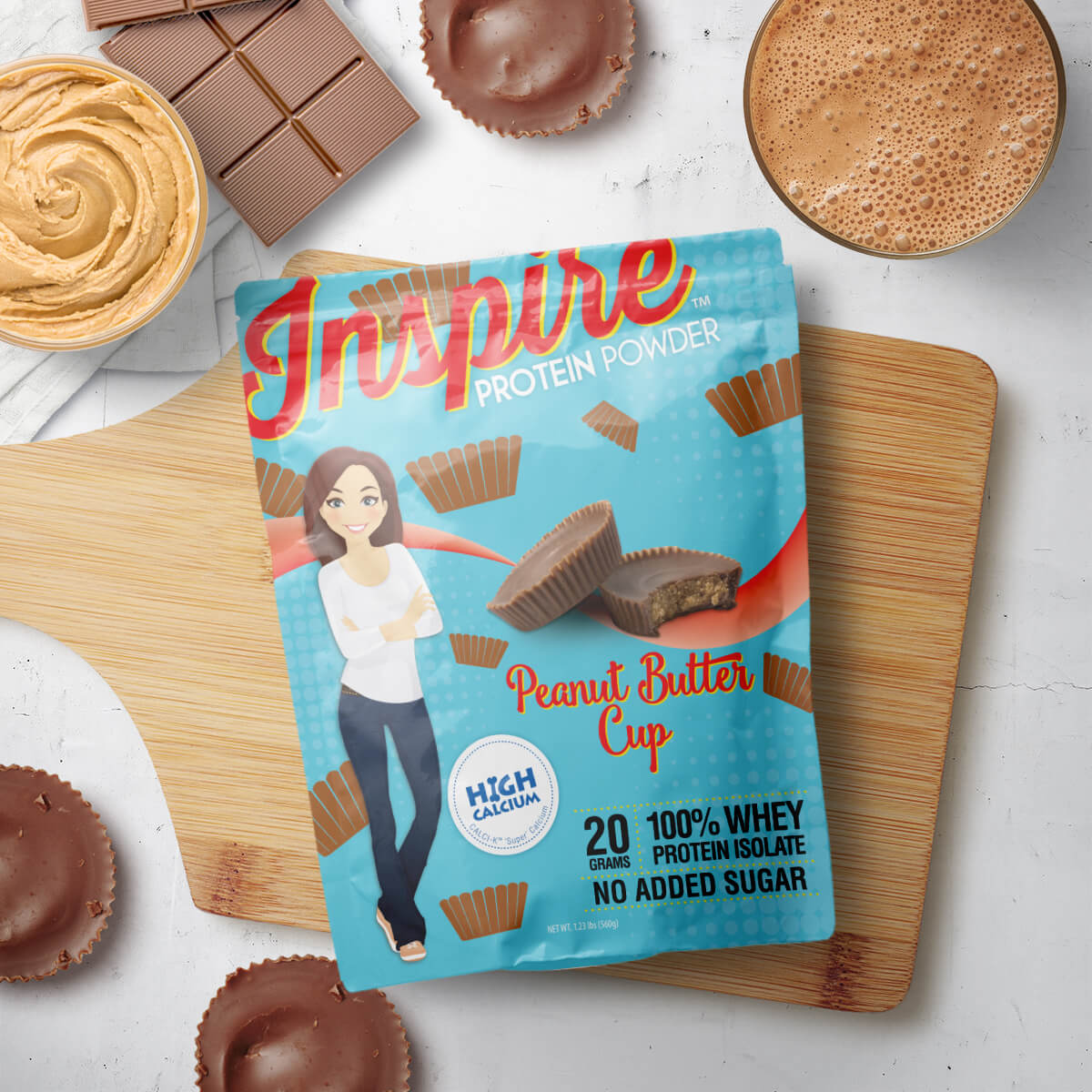 Bariatric Eating Inspire Peanut Butter Cup Protein Powder