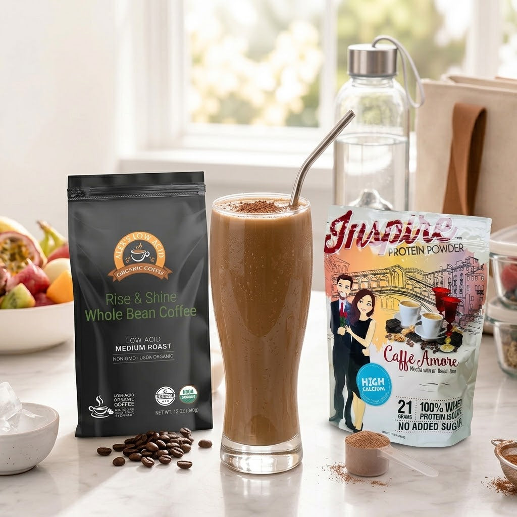 Recipe Drop: Protein Mocha Iced Coffee