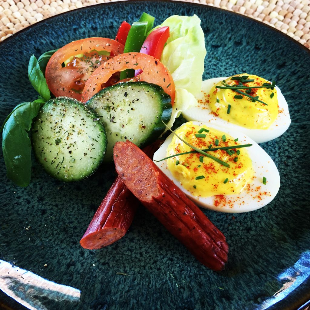 Everyday Meal - Deviled Eggs & Salad