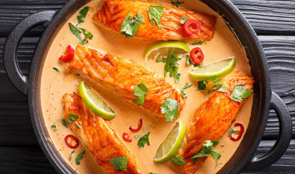 Coconut Red Curry Salmon