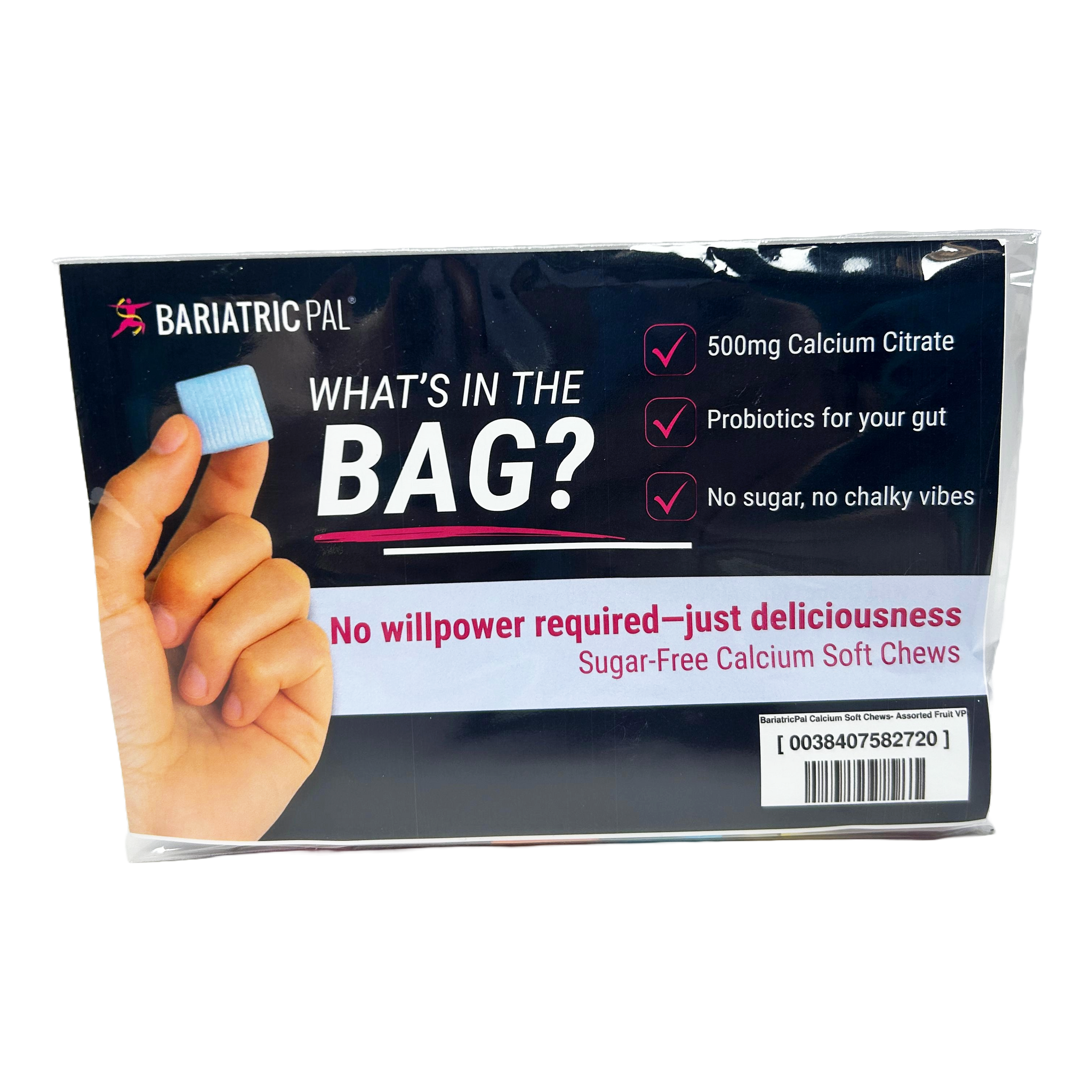 BariatricPal Sugar-Free Calcium Citrate Soft Chews 500mg with