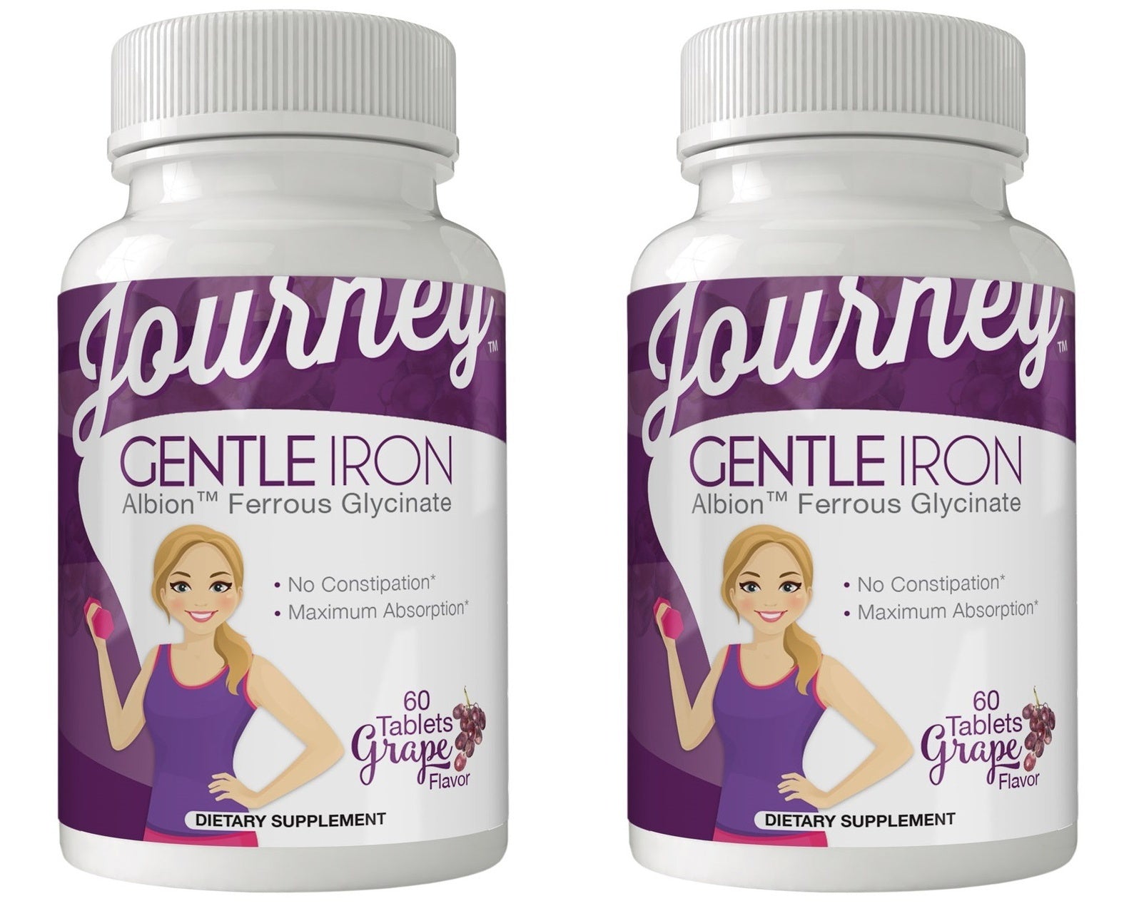Gentle Iron Supplements For Women And Men - 42 Mg Iron Tablets High Strength With Natural Vitamin C Active Iron Bisglycinate Fatigue Supplements With High Bioavailability 120 Capsule 60273 - View #9