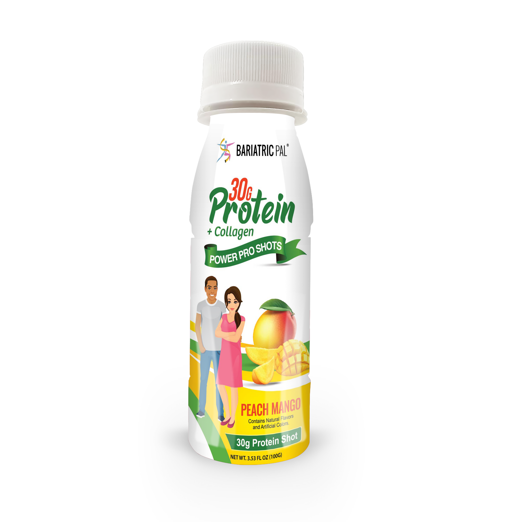 BariatricPal 30g Whey & Collagen Complete Protein Power Pro Shots