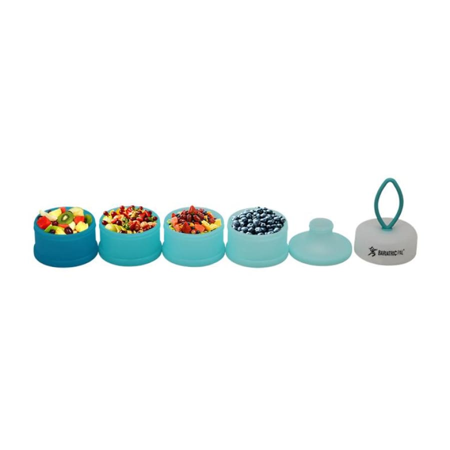Powder Lunch Container 4 Compartment Detachable Stackable and Portion Controlled Food & Powder ...
