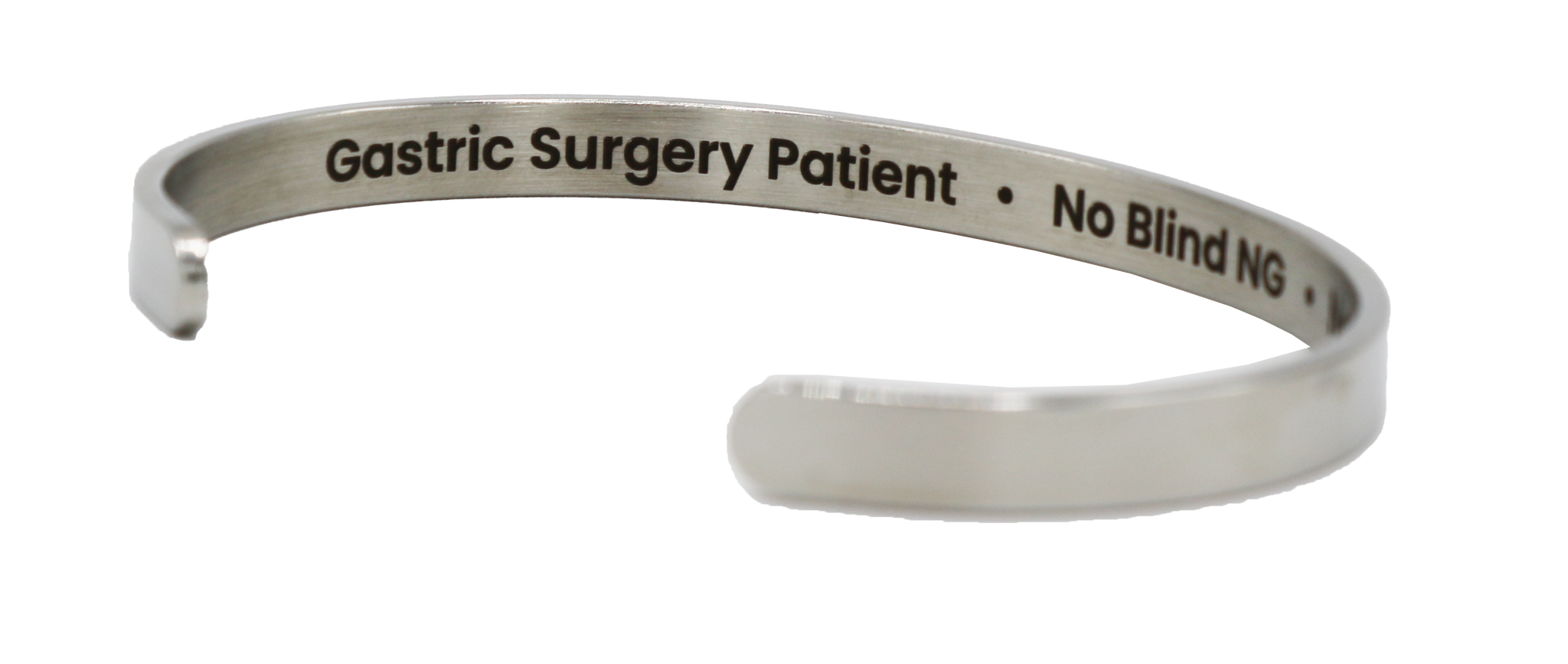 Gastric Surgery Medical Alert Bracelet Cuff by BariatricPal