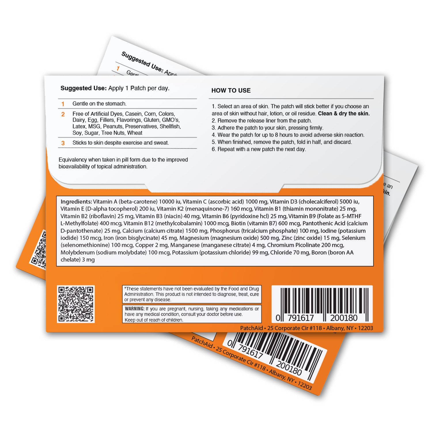 glutathione cysteine & c life extension Multivitamin Patches PATCHMD - Multivitamin Plus Topical Patch