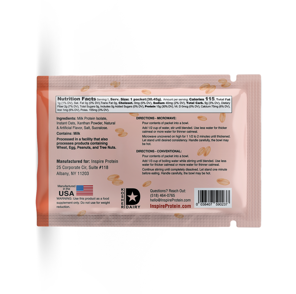 #Flavor_Peaches and Cream #Size_One Serving