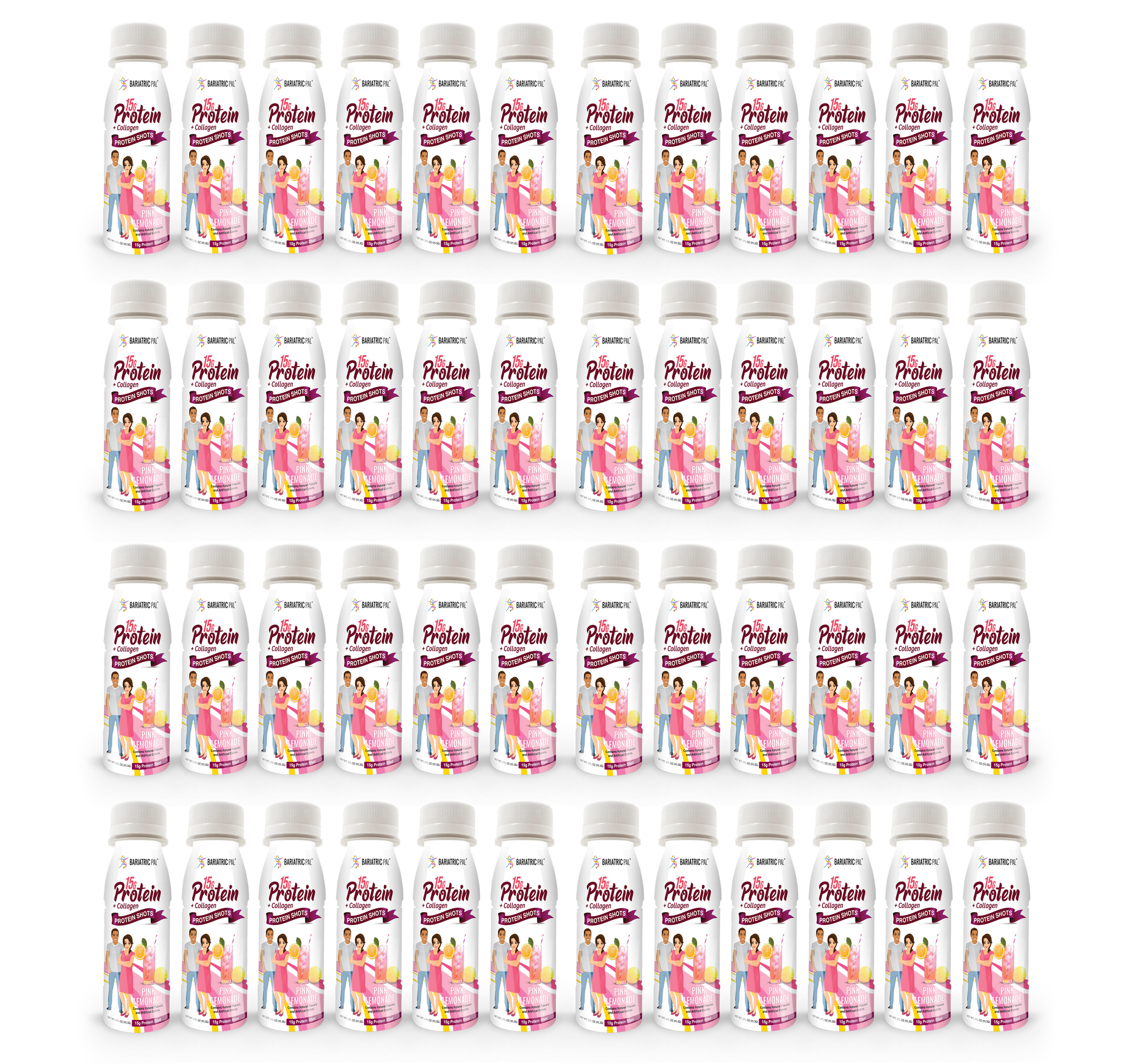 BariatricPal 15g Whey & Collagen Complete Protein Shots - Pink