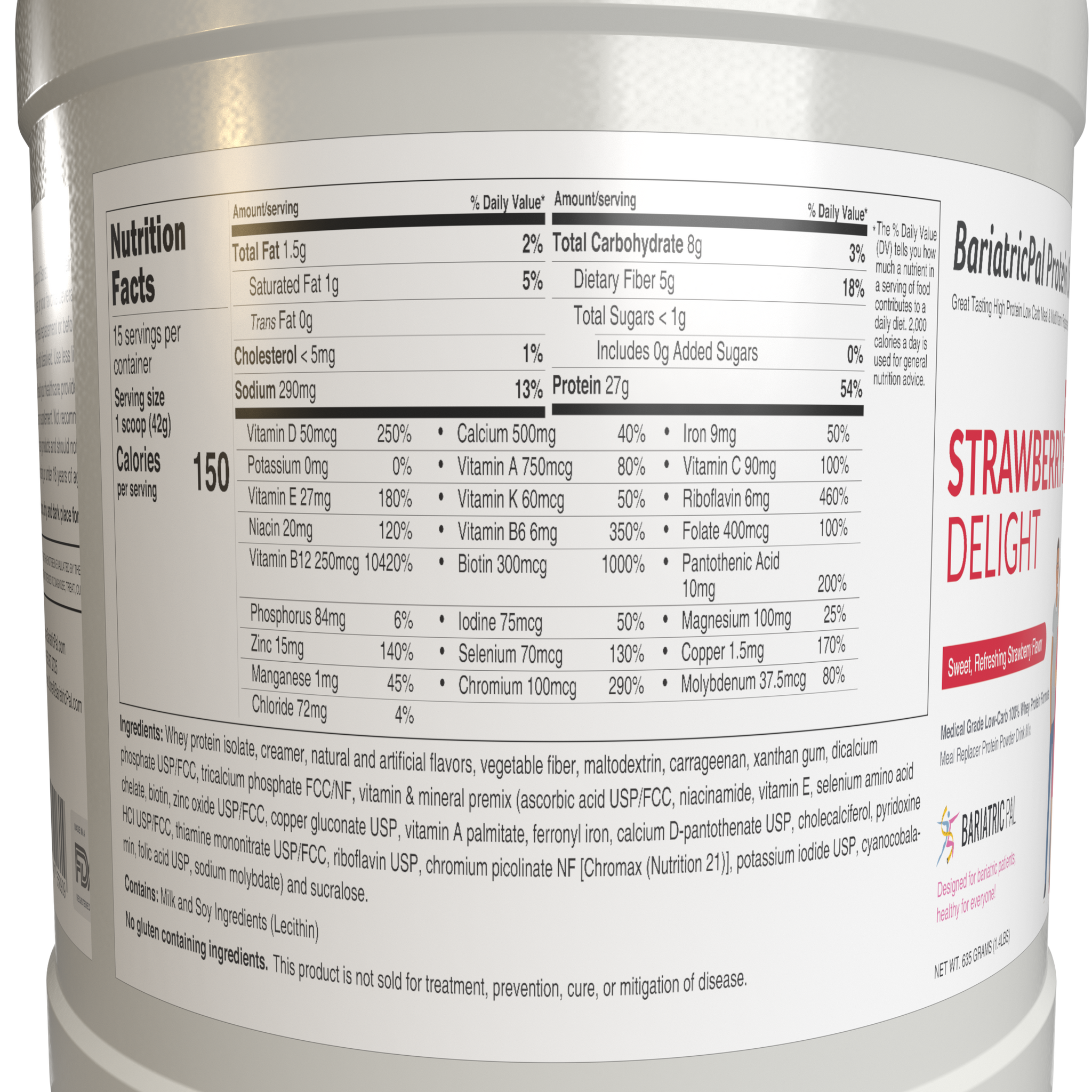 Protein ONE™ Complete Meal Replacement with Multivitamin, Calcium