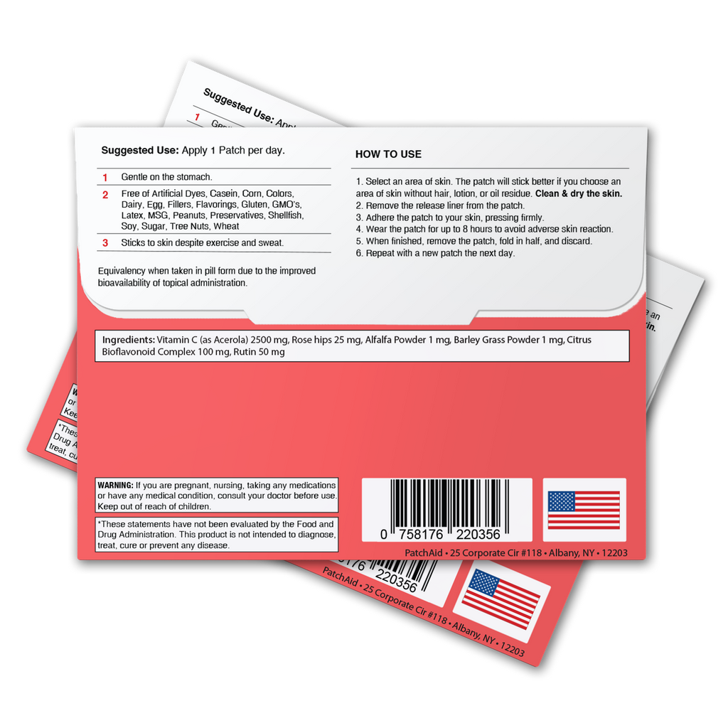 Antioxidant Vitamin Patch Pack by PatchAid - High-quality Vitamin Patch by PatchAid at BariatricPal Store