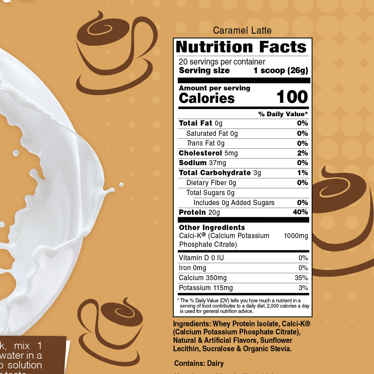 Bariatric Eating: Inspire Caramel Latte