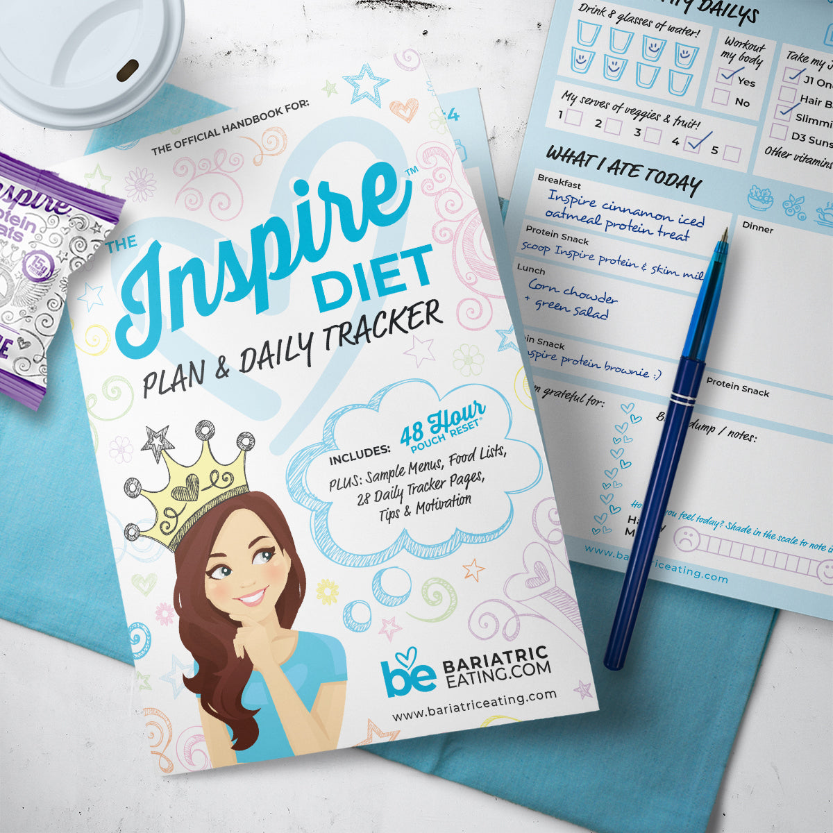 Bariatric Eating Inspire Diet Plan & Daily Food Tracker