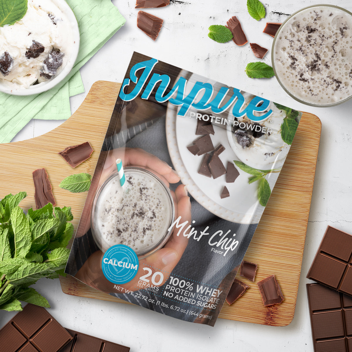 Bariatric Eating: Inspire Mint Chip Protein Powder